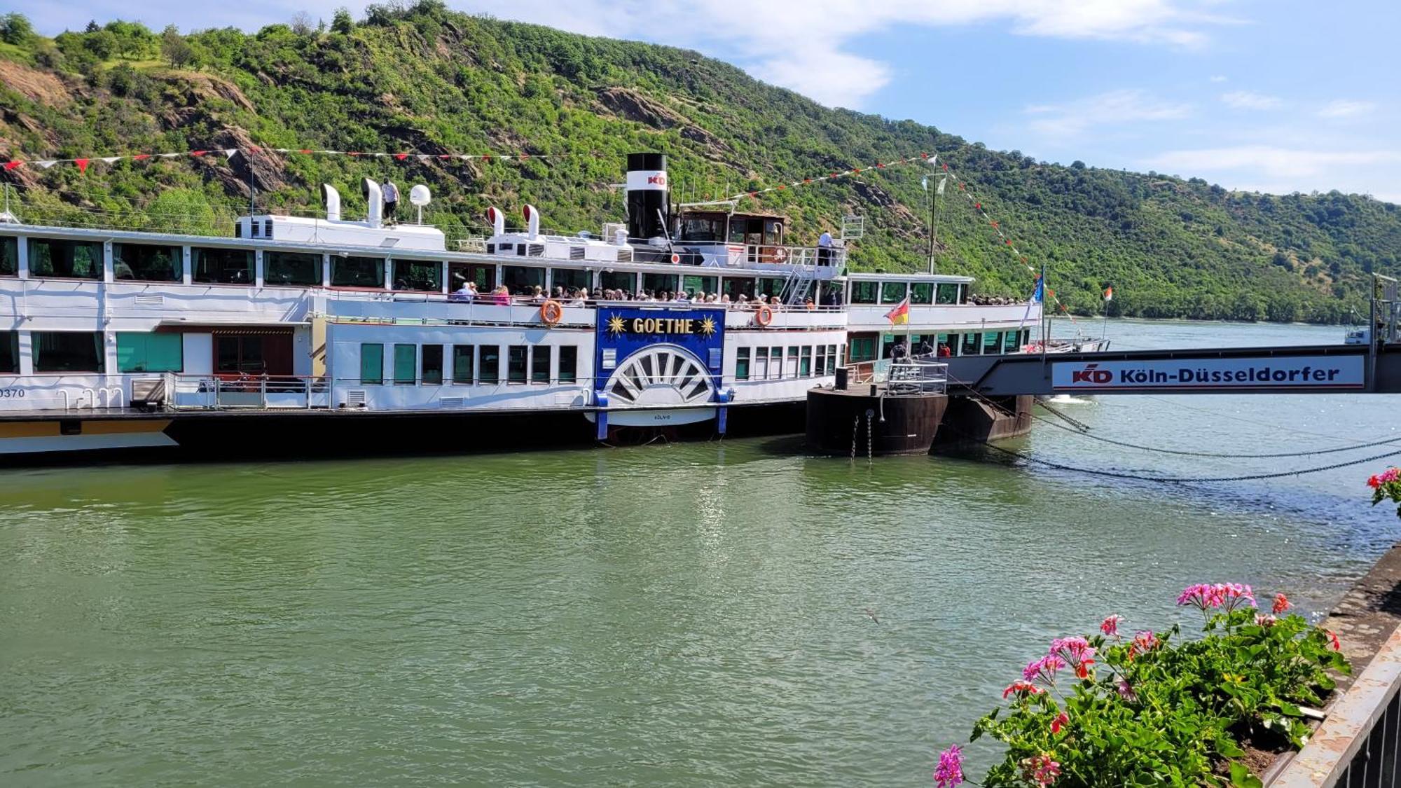 Urlaub Am Rhein, Ferienwohnung Mit Garten Boppard Dış mekan fotoğraf